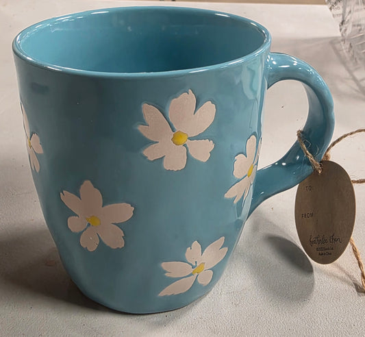 Handpainted Daisy's Mug