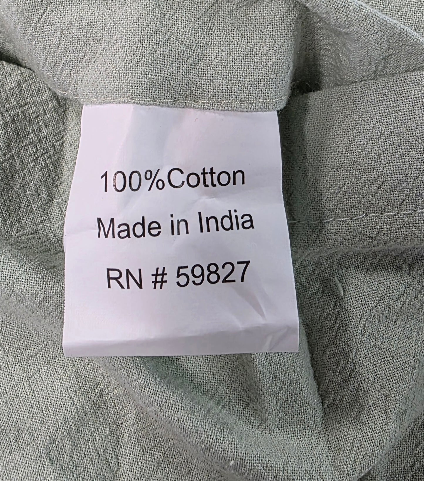Standard Sham Sage 26" x 20"
