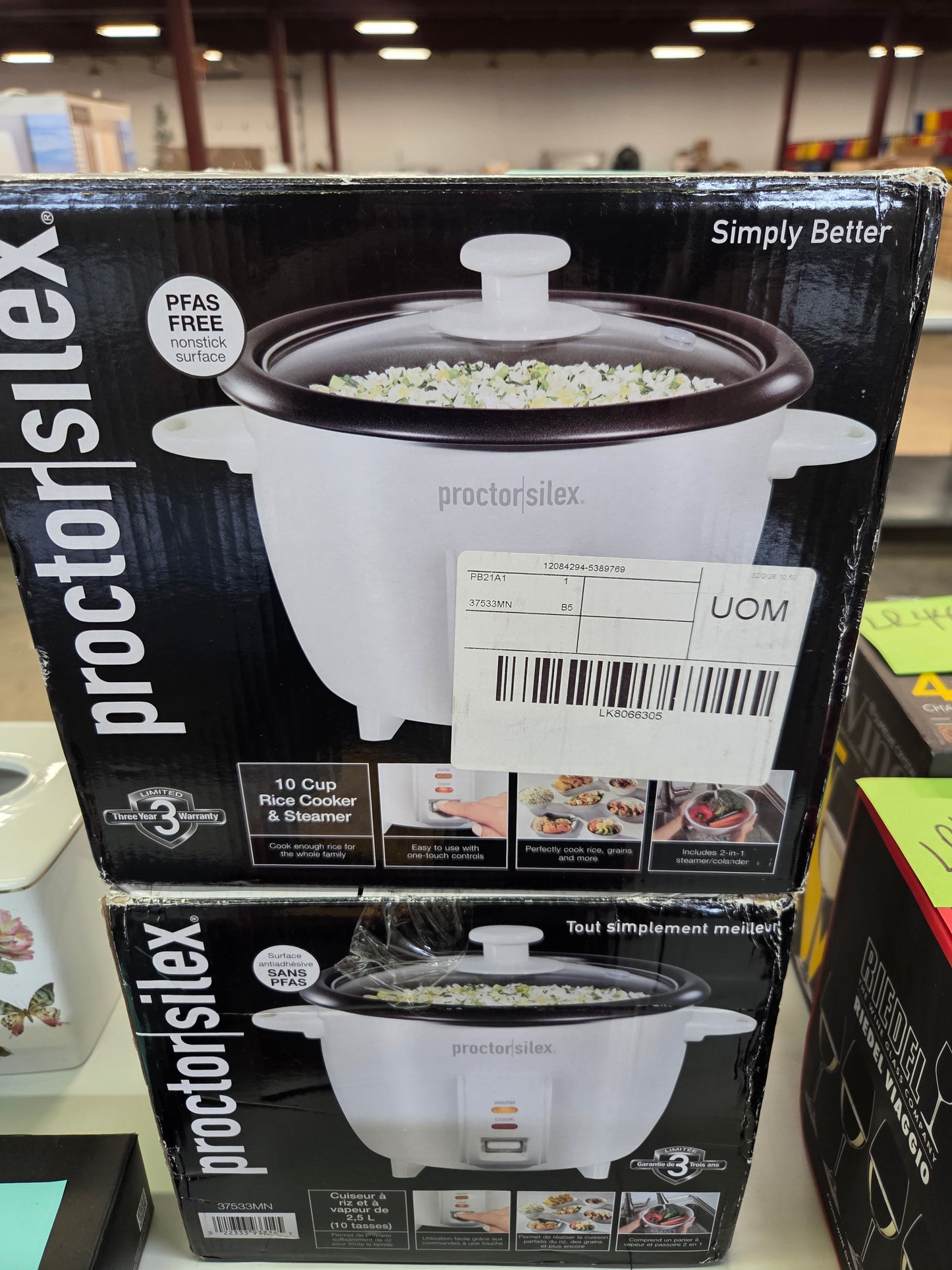 Proctor silex 10 cup rice cooker & steamer