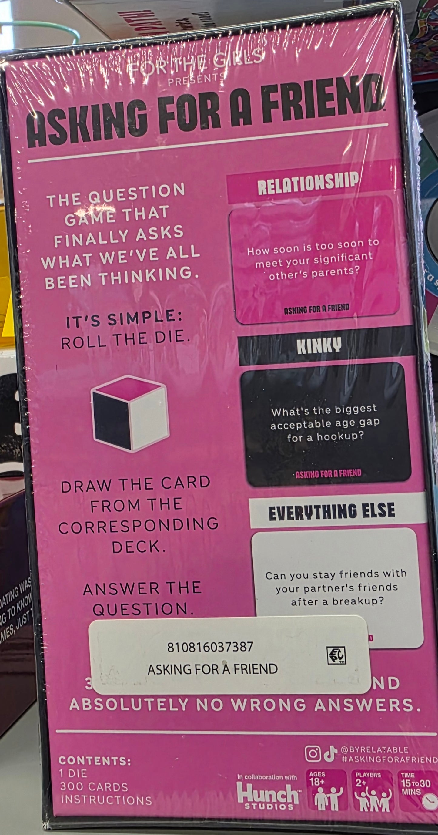 Asking For A Friend Game