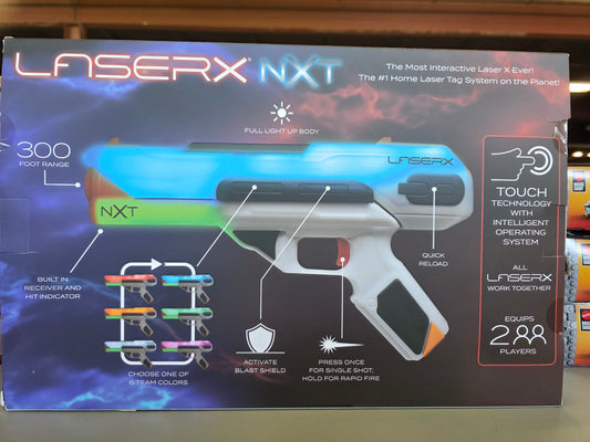 Laser X NXT Max Blasters 2 Player Pack 300 Range
