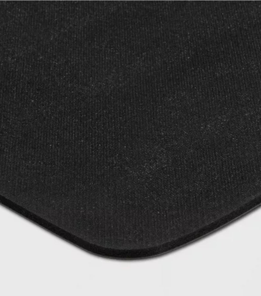 30" L x 20"W Low Profile Kitchen Mat Black Diamond