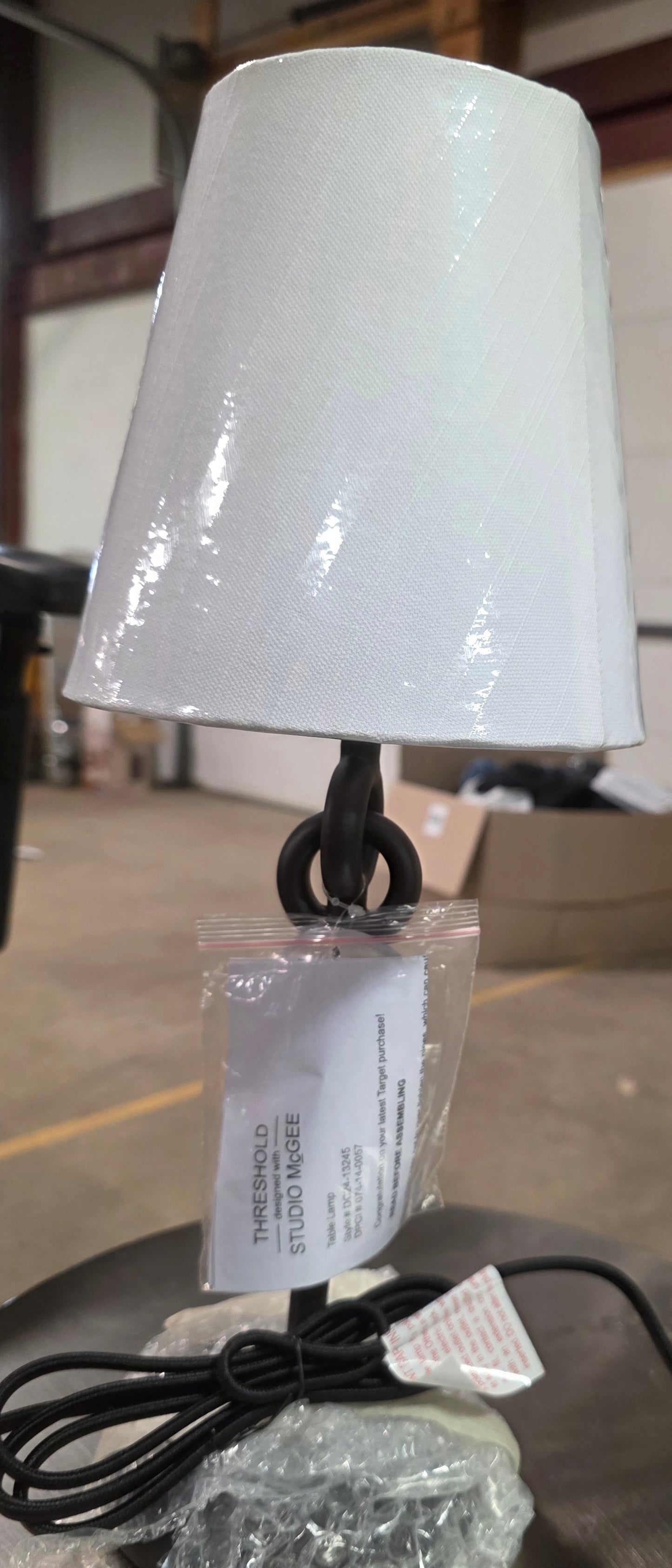 Metal Ring Table Lamp Black - Threshold™ designed with Studio McGee