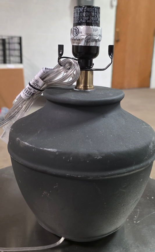 Ceramic Lamp Base Black - Threshold™ designed with Studio McGee AS-IS