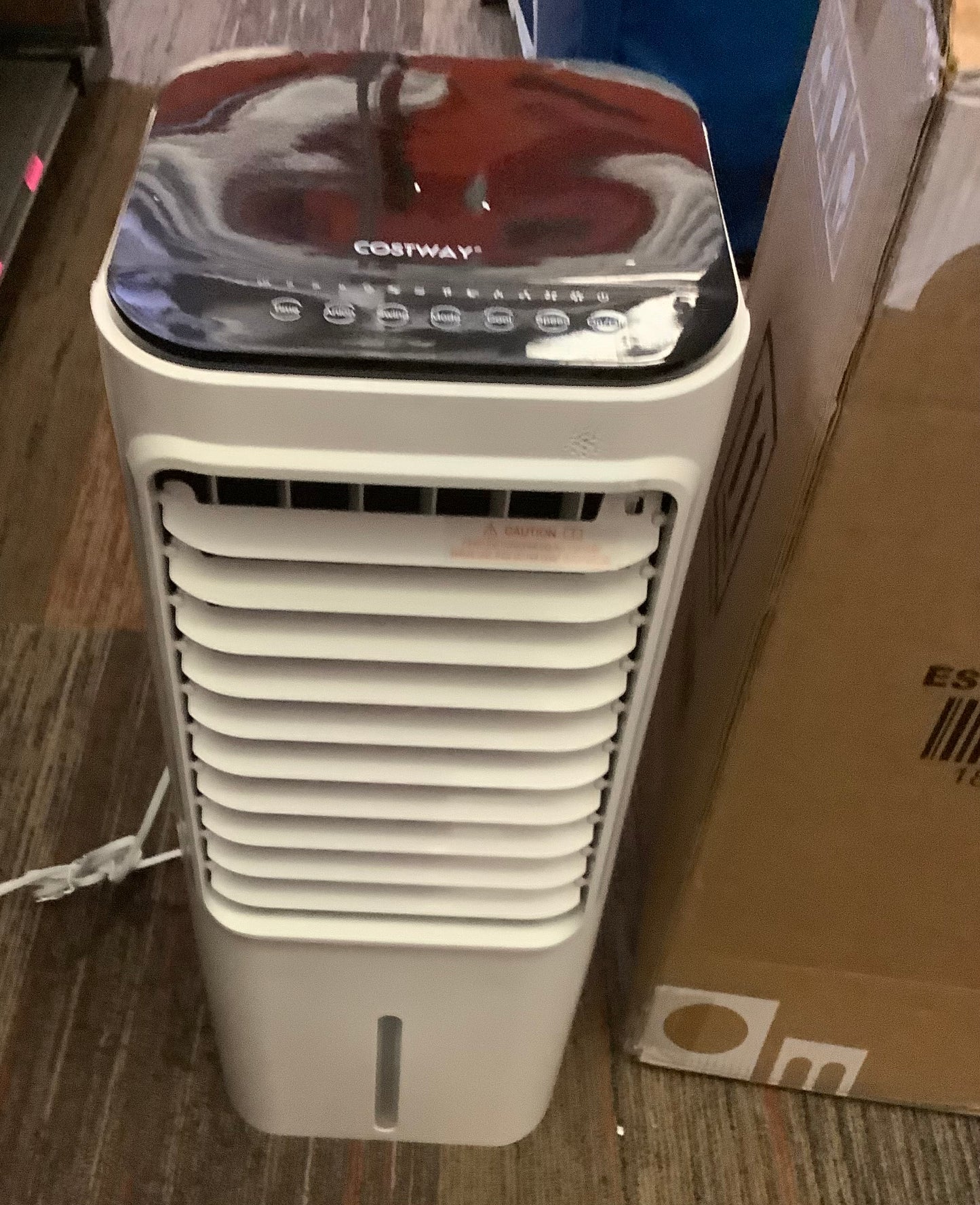 4-in-1 Evaporative Air Cooler with 12L Water Tank and 4 Ice Boxes