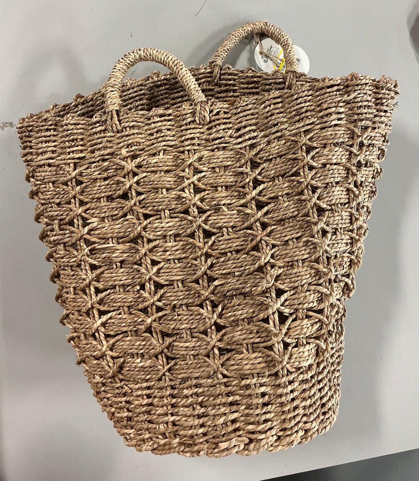 Chunky Twisted Seagrass Basket - Threshold™ - Some Shipping Damage (see pictures) - FOR PICKUP ONLY