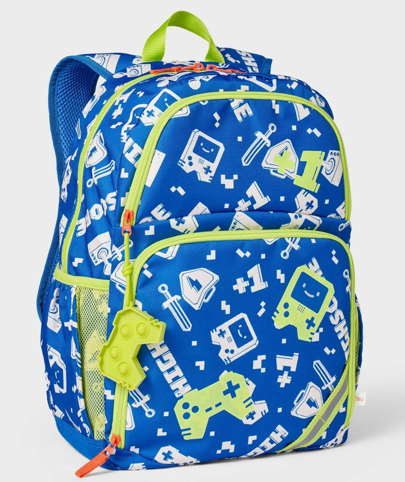 Kids Classic Backpack - Gamer: Video Game Console Pattern