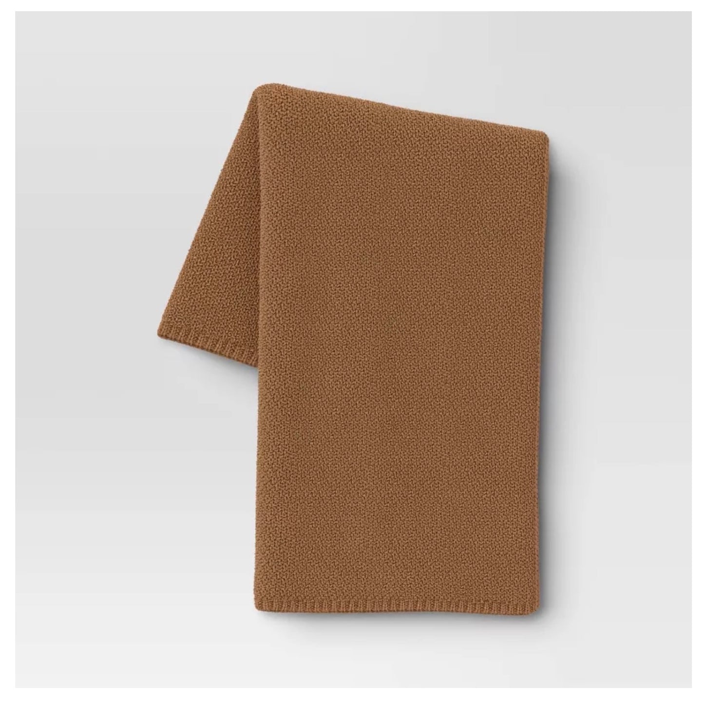 Oversized Recycled Knit Throw Blanket - Midweight, Machine Washable, Cozy Home Accessory - 50”X70”