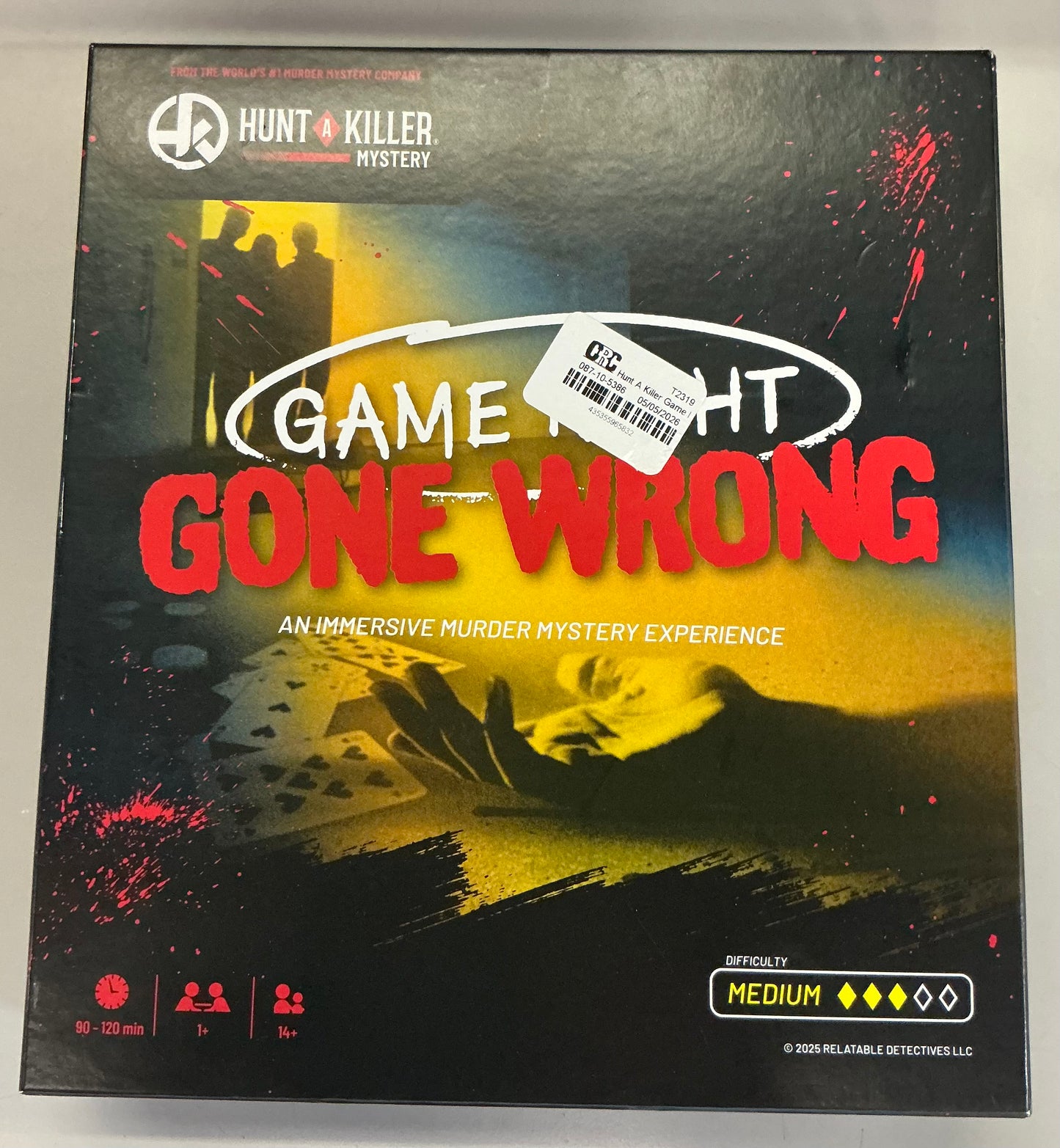 Hunt A Killer Game Night Gone Wrong Board Game - OPEN BOX (see pictures)