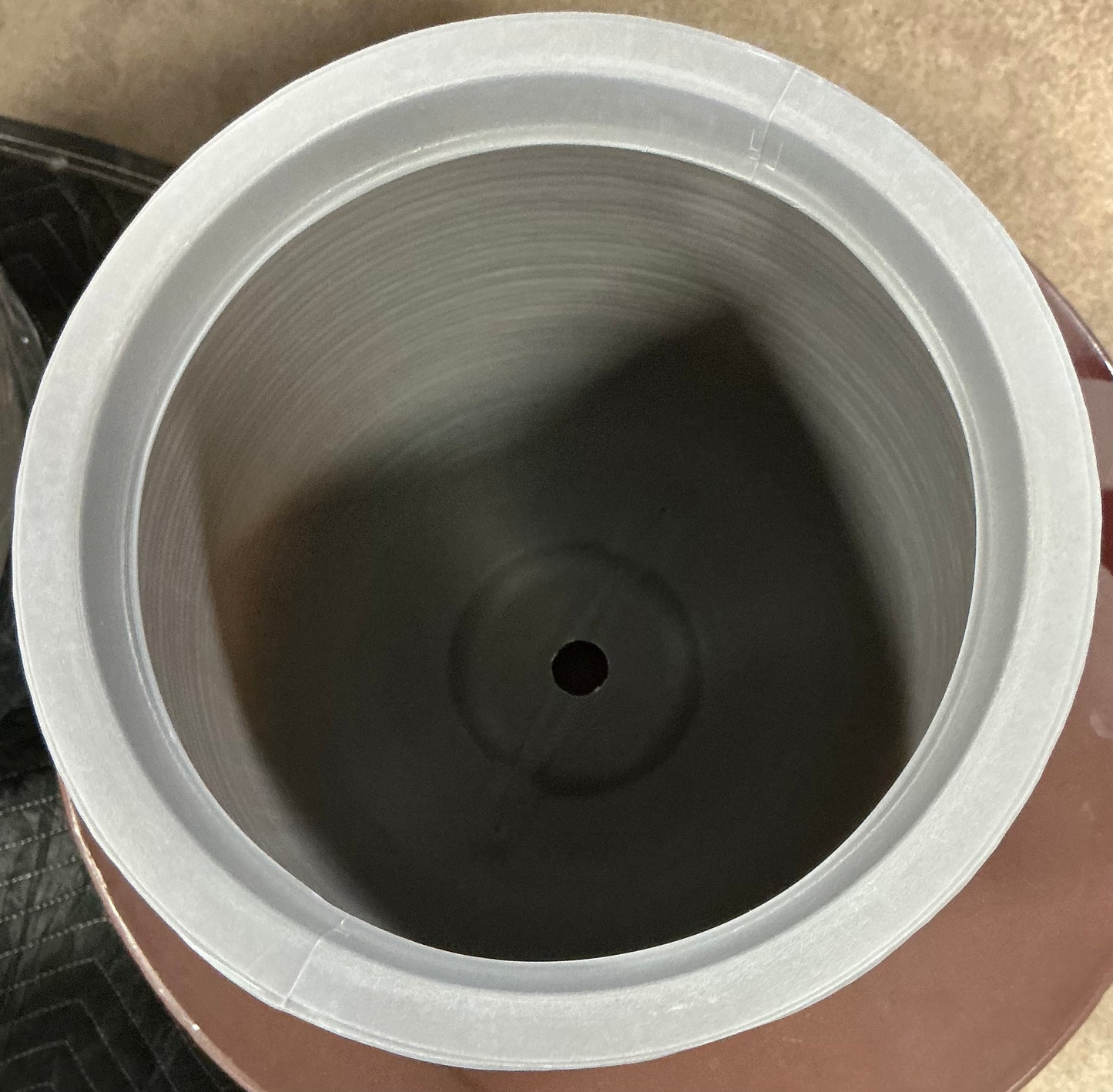 Fluted Outdoor Planters - Assorted Sizes - Minor Cosmetic Damage (see pictures) - FOR PICKUP ONLY