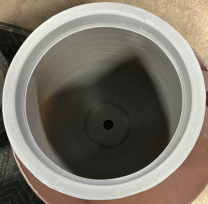 Fluted Outdoor Planters - Assorted Sizes - Minor Cosmetic Damage (see pictures) - FOR PICKUP ONLY