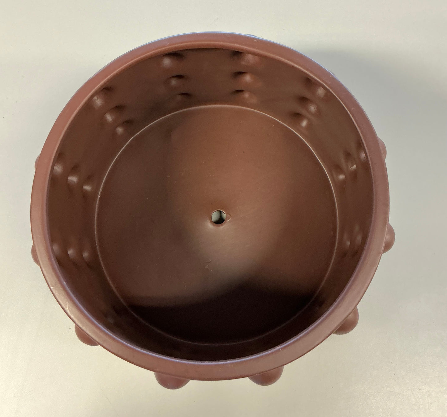 A.I.M 5" Raised Dot Textured Inventive Planter - Brown - FOR PICKUP ONLY