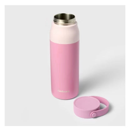 32oz Stainless Steel Hydration Water Bottle - Portable Drinkware, Polypropylene Lid - MINOR COSMETIC DAMAGE (see pictures)(clearance)