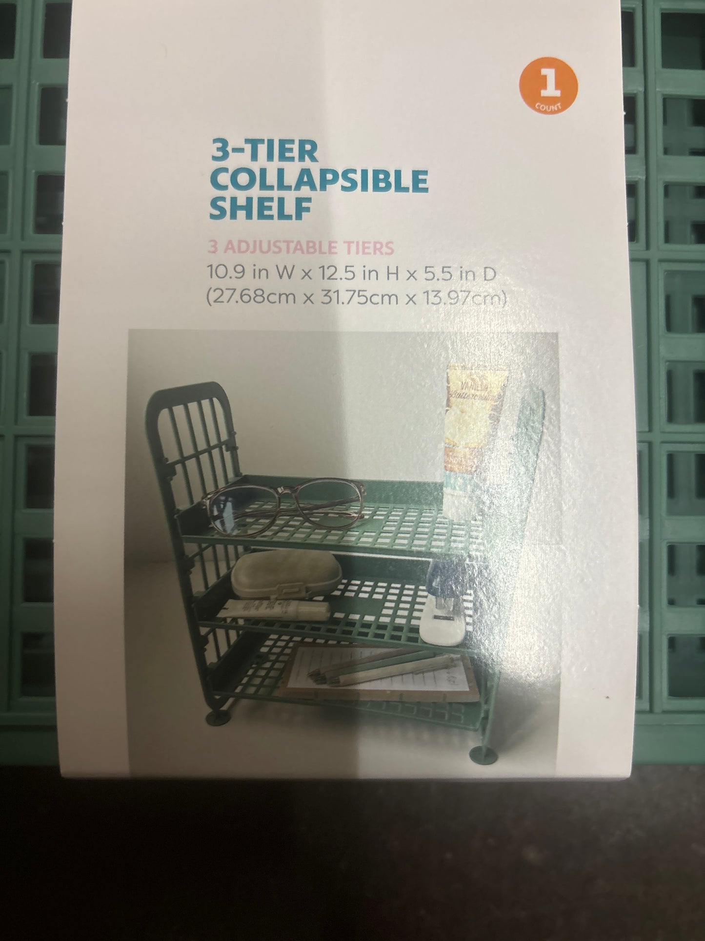 3-Tier Collapsible Shelf - CLEARANCE