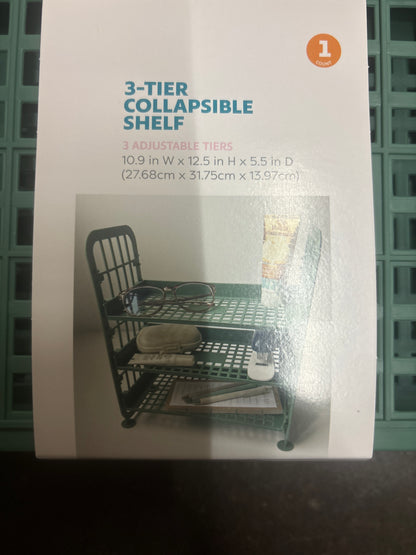 3-Tier Collapsible Shelf - CLEARANCE
