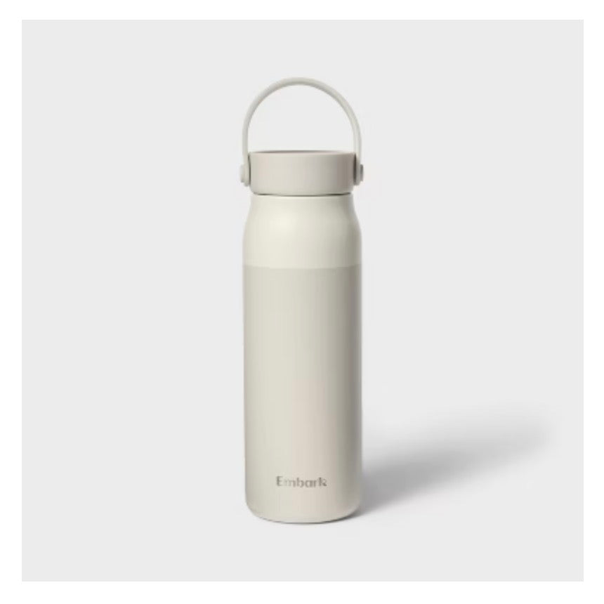 32oz Stainless Steel Hydration Water Bottle - Portable Drinkware, Polypropylene Lid - MINOR COSMETIC DAMAGE (see pictures)(clearance)