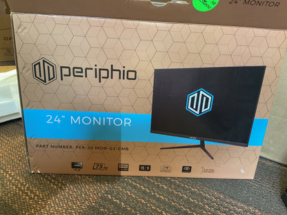 CLEARANCE - Periphio 24" 1080p FullHD Monitor - 75Hz