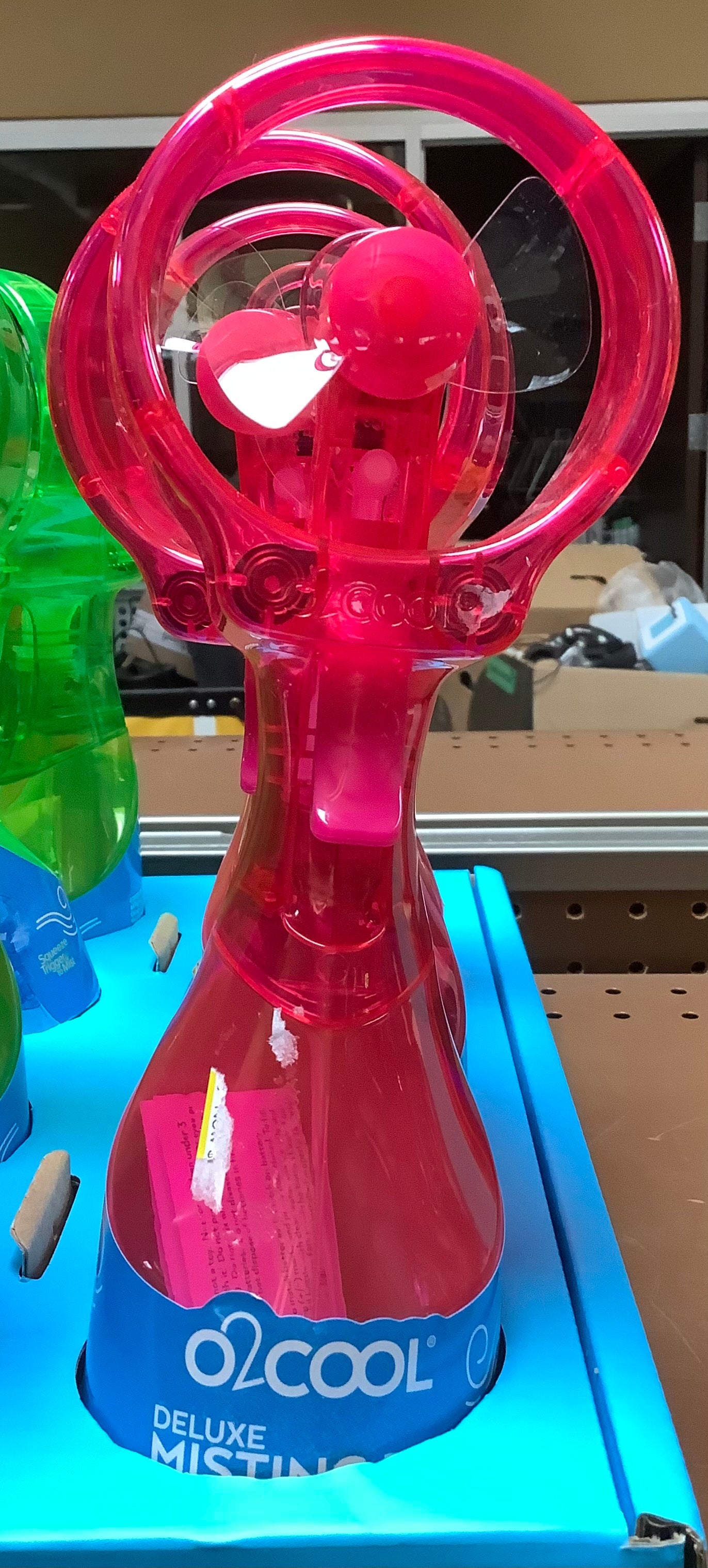 O2COOL Deluxe Handheld Misting Fan Colors May Vary:
Portable Personal Spray Fan, Battery Operated, Smooth Plastic Finish