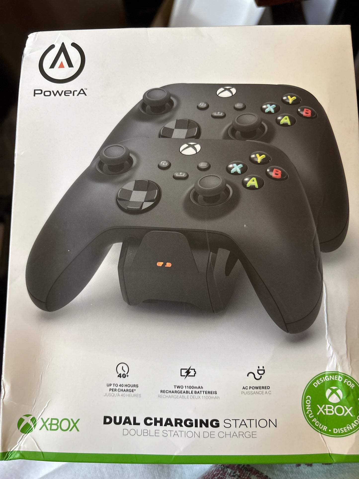 (Clearance) FINAL SALE PowerA Duo Charging Station for Xbox Series XIS