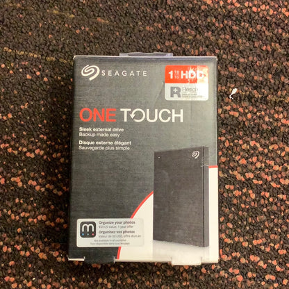 Seagate One Touch 1TB HDD External Hard Drive