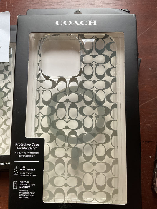 Coach IPhone PRO MAX Case with Built in Magnets for MagSafe