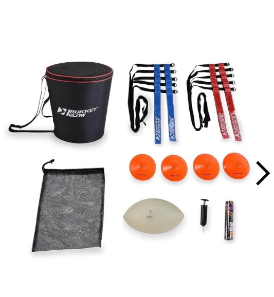 Rukket Glow-In-The-Dark Flag Football Set
