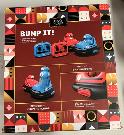 FAO Schwarz Bot Bumper Cars Remote Control Set - Box Damage (see pictures)