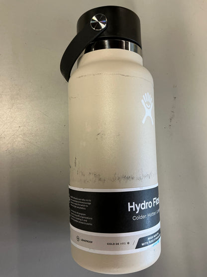 Hydro Flask - 32 oz Wide Mouth Water Bottle with Flex Straw Cap - Minor Cosmetic Damage - May Be Missing Packaging (see pictures)