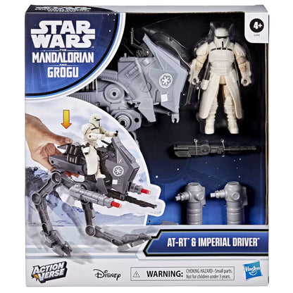 Star Wars ActionVerse AT-RT & Imperial Remnant AT-RT Driver - Minor Box Damage (see pictures)