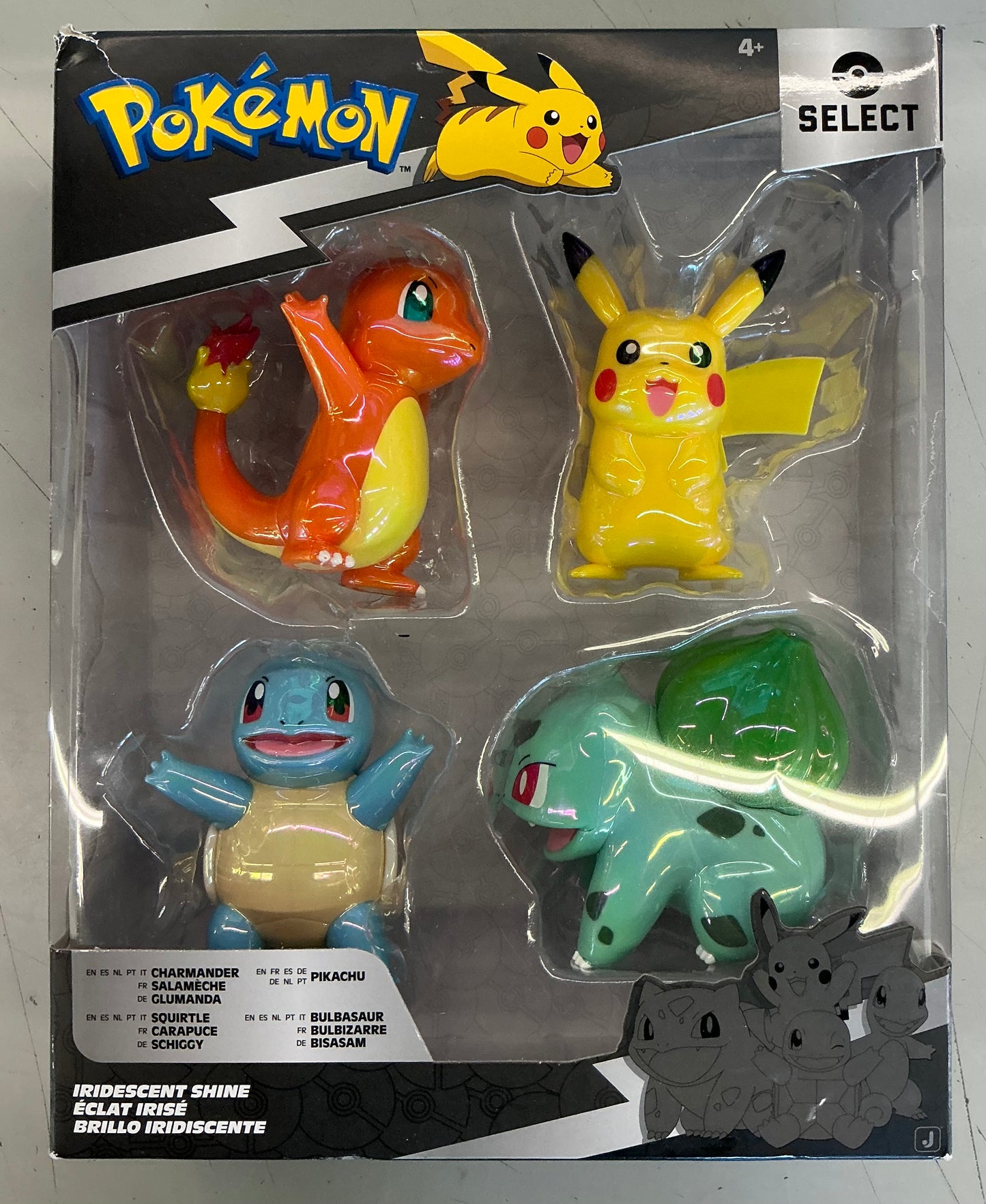 Pokemon Select Battle Action Figure - 4pk - OPEN BOX