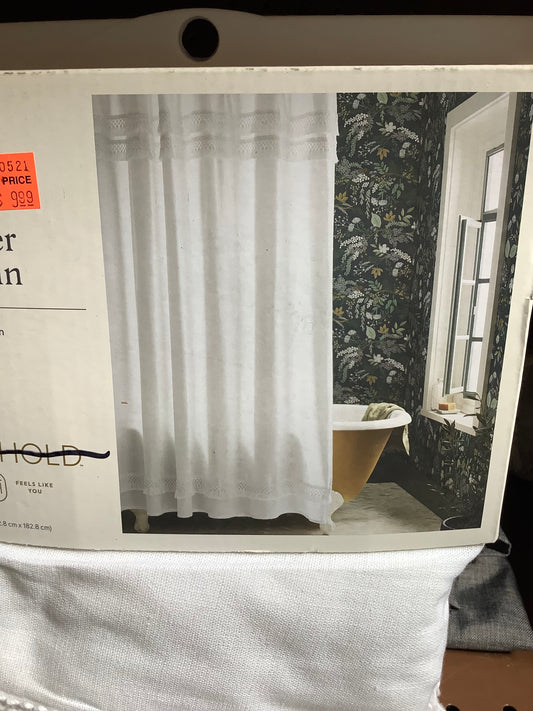 Shower Curtain-White