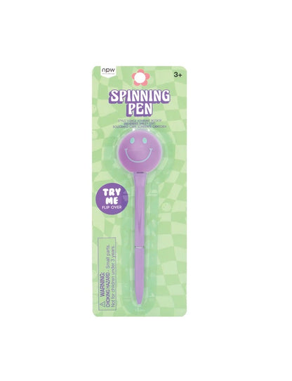 Smiling Spinning Pen - Purple