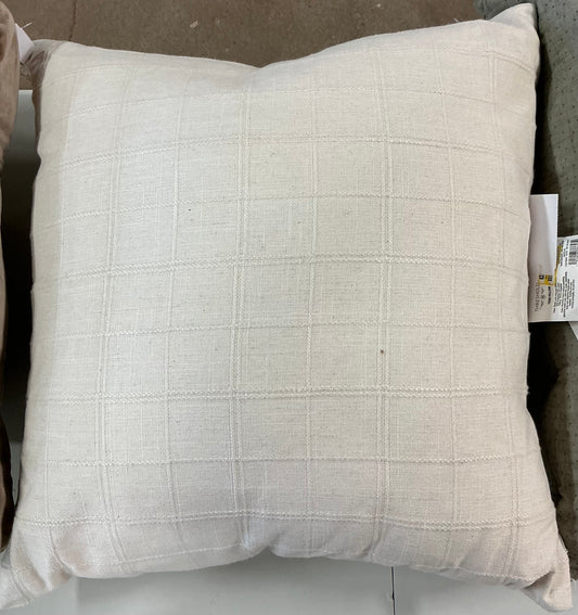 Decor Throw Pillows - May Have Damaged or Missing Packaging - Some Dirt Possible Due to Shipping - Out of Package- AS IS - No Returns