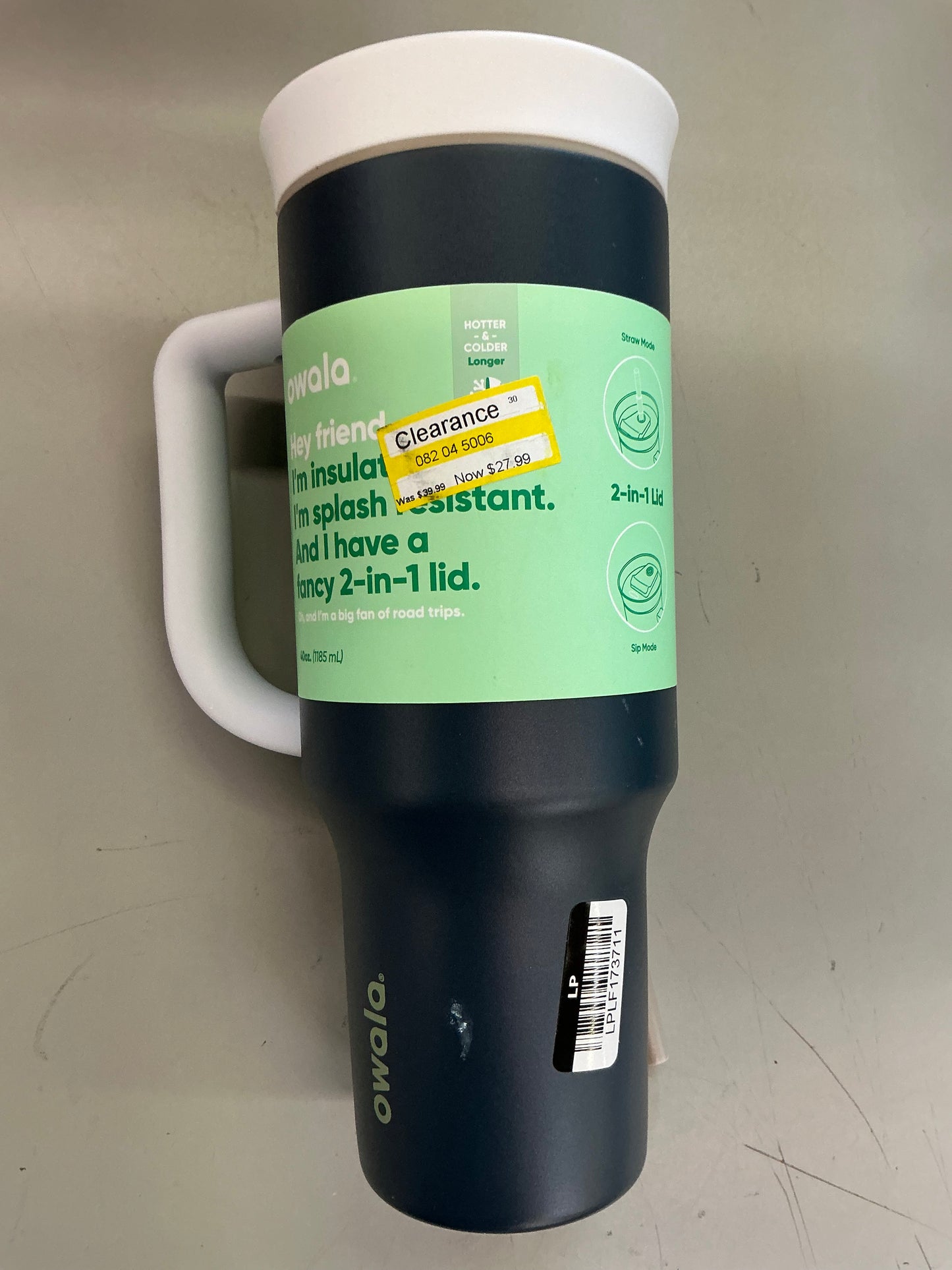 Owala 40oz Stainless Steel Straw Tumbler - SOME MAY BE MISSING STRAW - MINOR COSMETIC DAMAGE (see pictures)