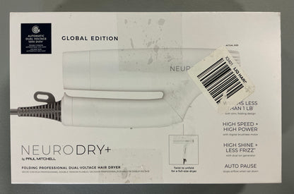 Paul Mitchell Neuro Dry Plus Global Edition Hair Dryer - White -Open Box