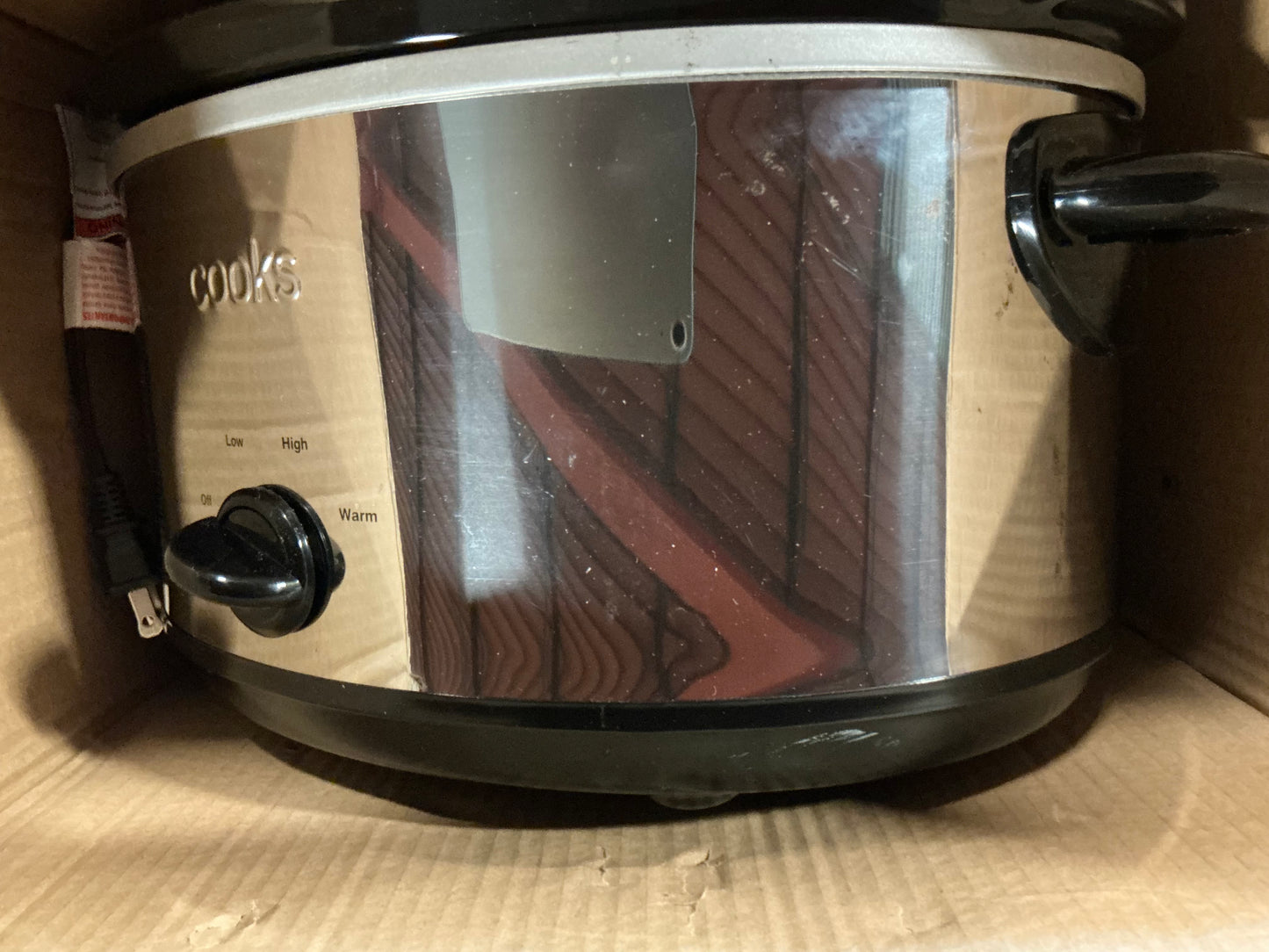 THRIFTY 70 - Cooks 6 quarts Slow Cooker - Open Box - USED (See Pictures)- FINAL SALE- NO RETURNS - AS IS