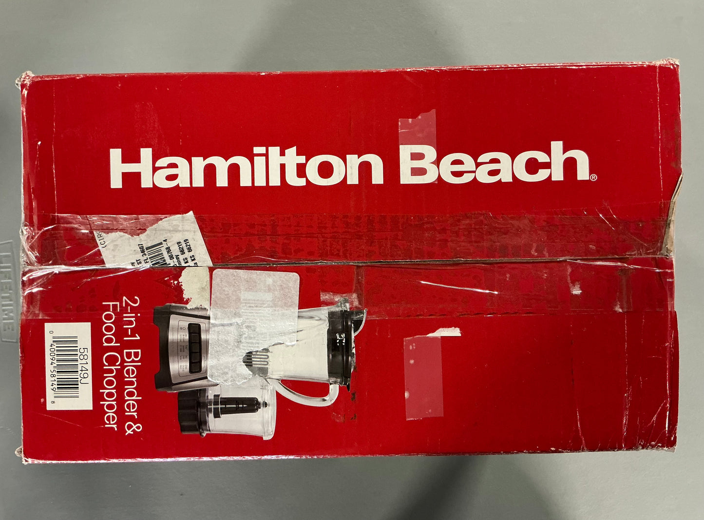 THRIFTY 70 - Hamilton Beach 2-in-1 Blender and Food Chopper- Open Box - USED (See Pictures)- FINAL SALE- NO RETURNS - AS IS