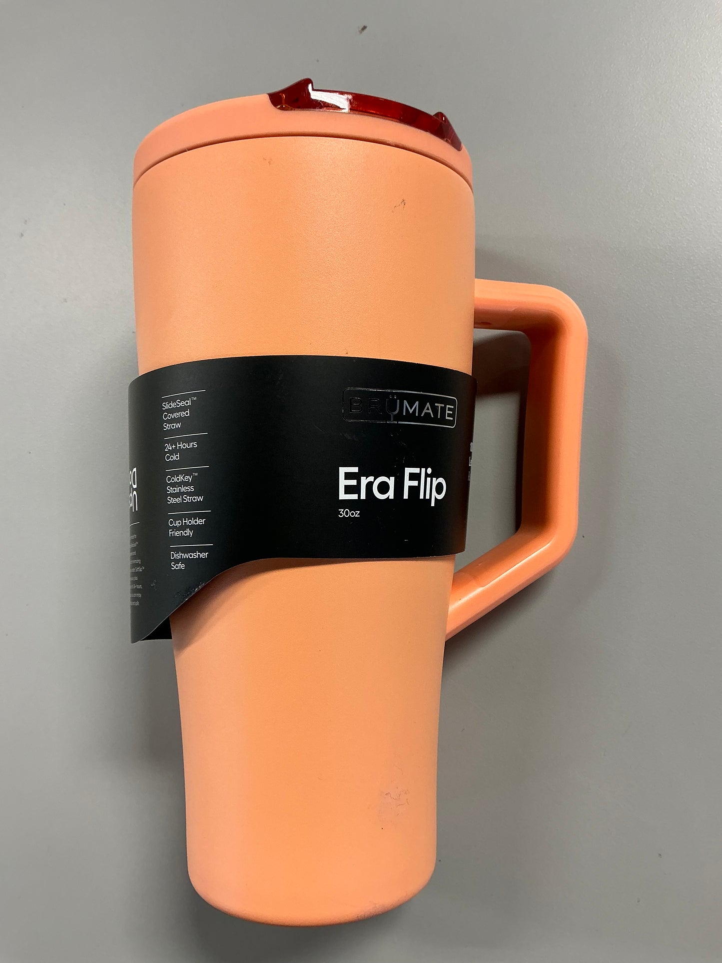 BruMate 30 fl oz Stainless Steel Era Flip Straw Tumbler - Minor Cosmetic Damage- May Be Missing Packaging (see pictures)