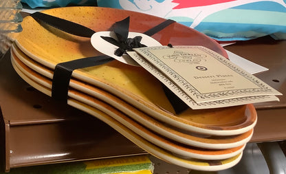 (Clearance)FINAL SALE 4-Count Dessert Plates