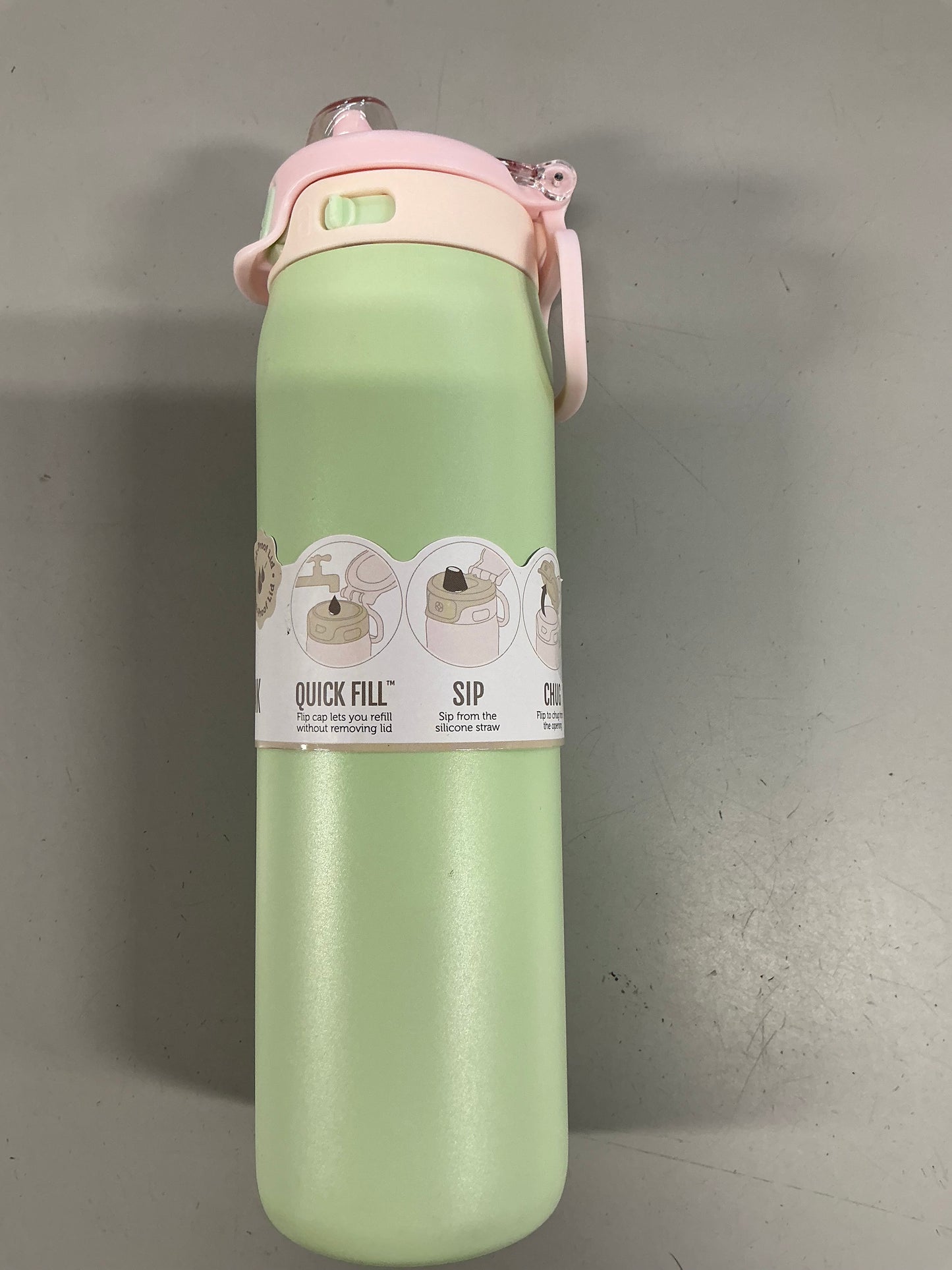 Ello Pop and Fill 22oz Stainless Steel Water Bottle - Minor Cosmetic Damage - May Be Missing Packaging (see pictures)