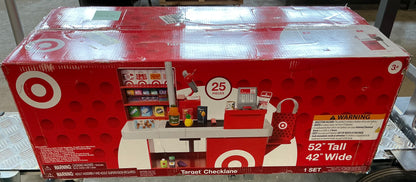 Target Toy Checklane: Pretend Shopping Accessories, Play Money, Toy Cash Register, Batteries Required, Ages 3+ - OPEN BOX