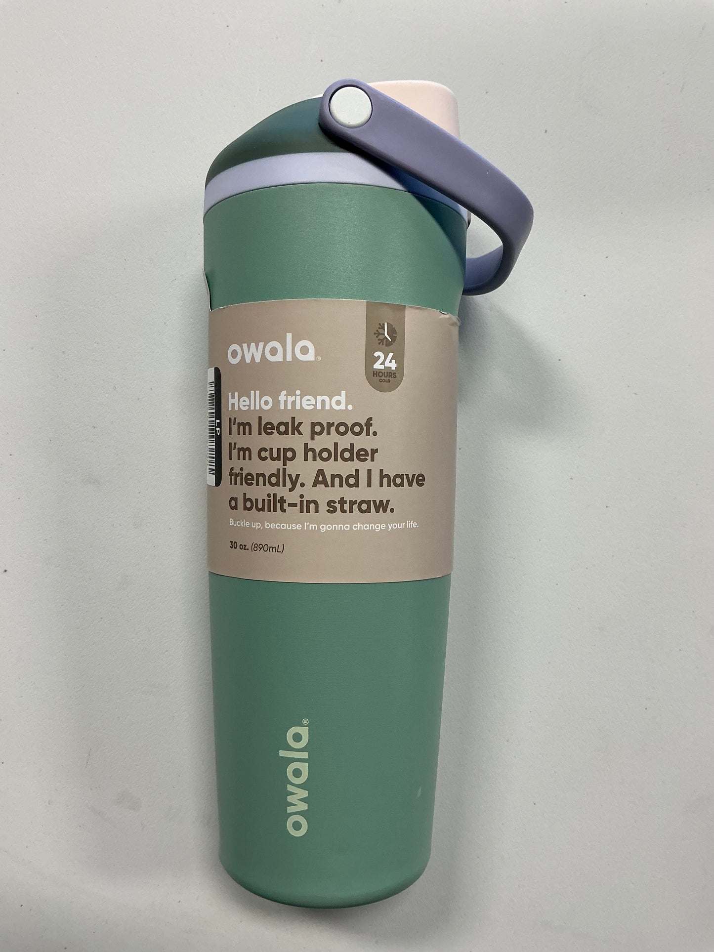 Owala 30 fl oz Stainless Steel FreeSip Sway Tumbler - MINOS COSMETIC DAMAGE- SOME MAY BE MISSING A STRAW (TOP MAY VARY, SEE PICTURES)