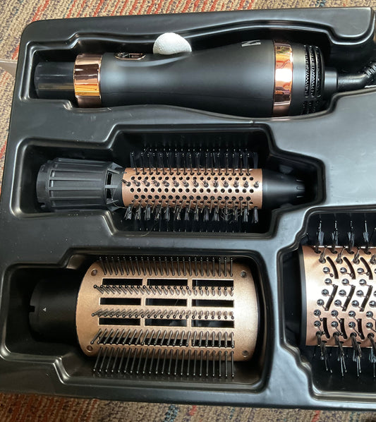 THRIFTY 70-SKIMI Hair Dryer Brush, Hot Air Brush, Blow Dryer Brush Tool Set Straightener/Dryer/Curling Plastic