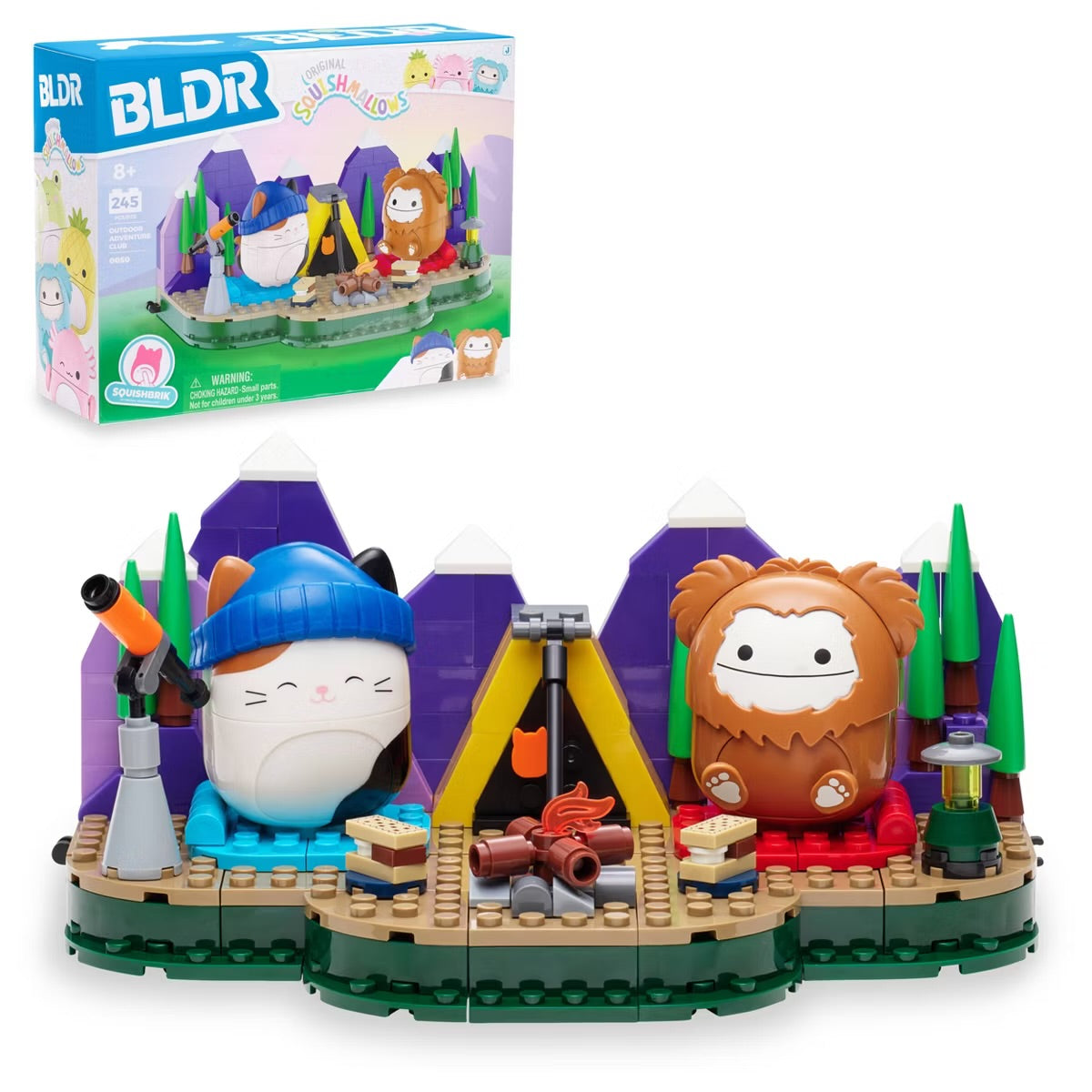 Squishmallows Outdoor Adventure Club Building Set - 245pc