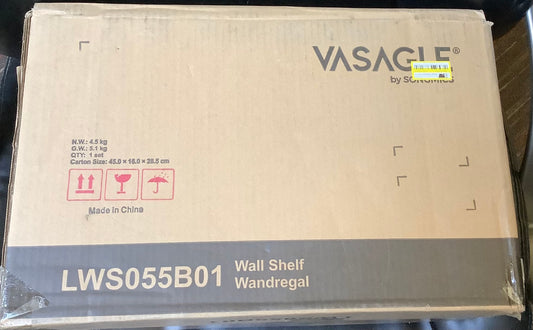 Wall Shelves Set of 3, Floating Shelves, Wall Mounted, Display Shelves for Picture Frames, Wall Decor, Hanging Shelf for Living Room, Kitchen