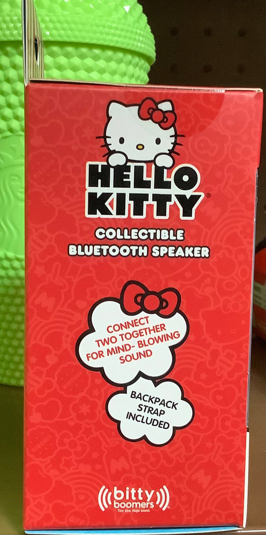 Hello Kitty Bitty Boomer Bluetooth Speaker: USB-C
Rechargeable Portable Speaker