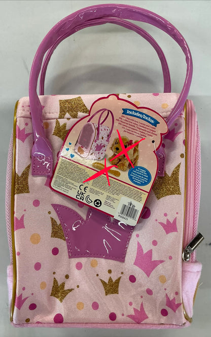 Pucci Pals Portable Pink Crown Glam Bag - For Pucci Pups - PUP NOT INCLUDED