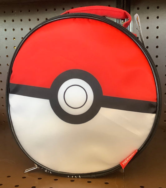 Thermos Soft Novelty Pokemon Ball Classic Molded Lunch
Bag - Red