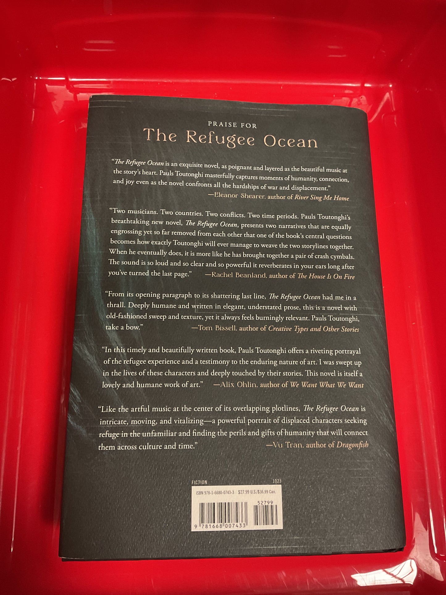 The Refugee Ocean - by Pauls Toutonghi (Hardcover)