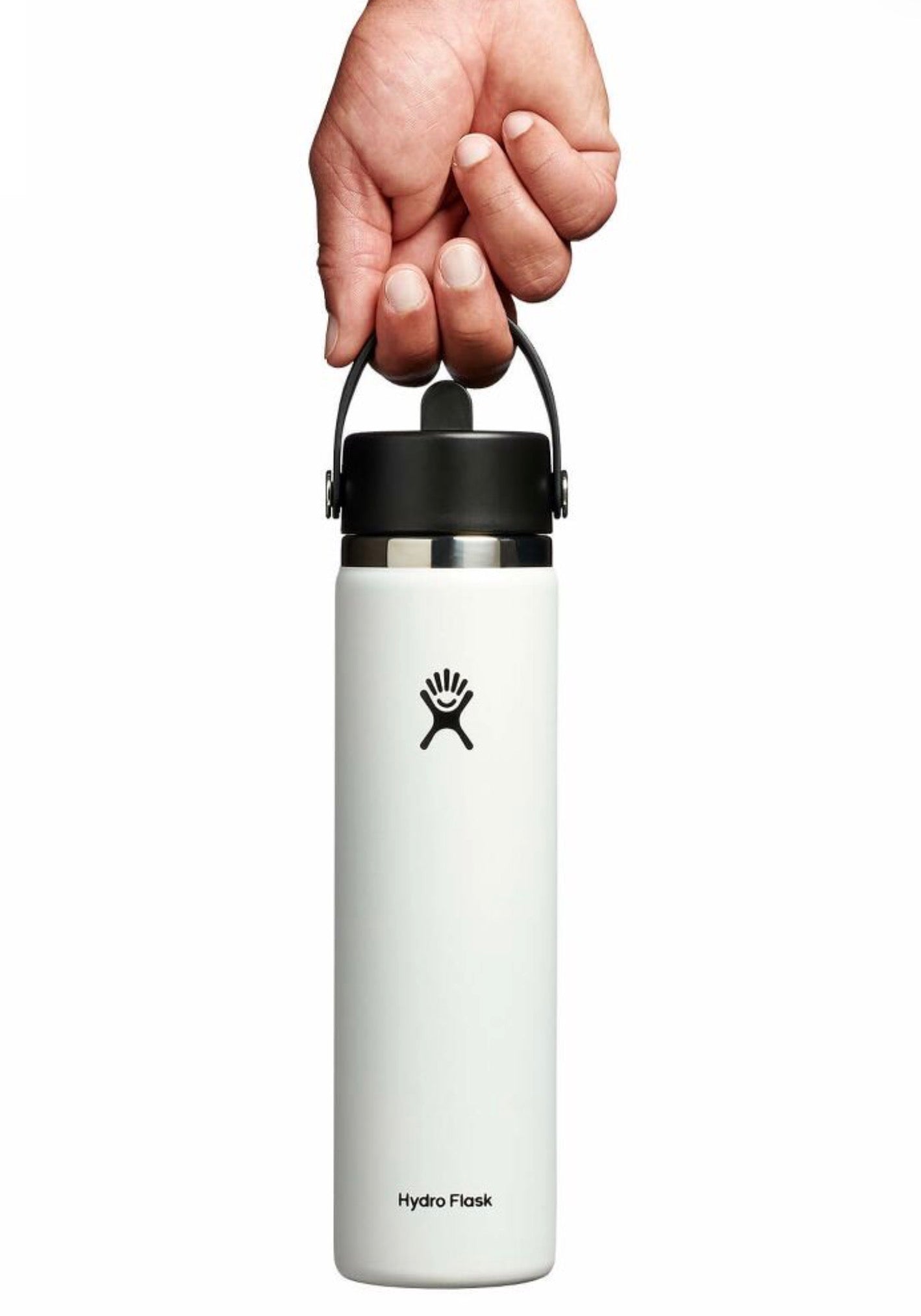 Hydro Flask - 24 oz Wide Mouth Water Bottle with Flex Straw Cap - Minor Cosmetic Damage - May Be Missing Packaging (see pictures)
